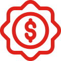 dollar sign icon to signify saving money